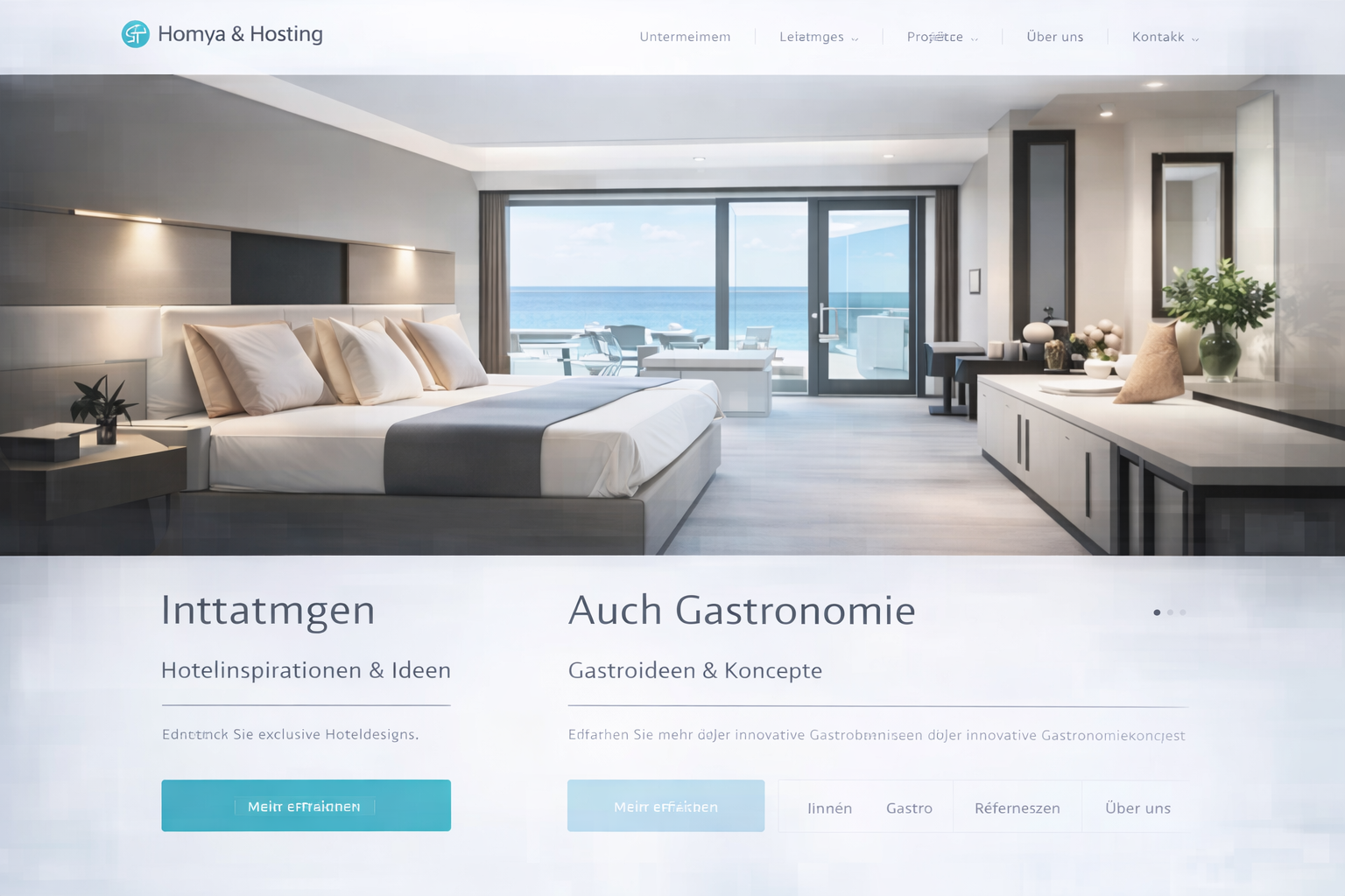 Webdesign Showcase für Hotels und Gastronomie