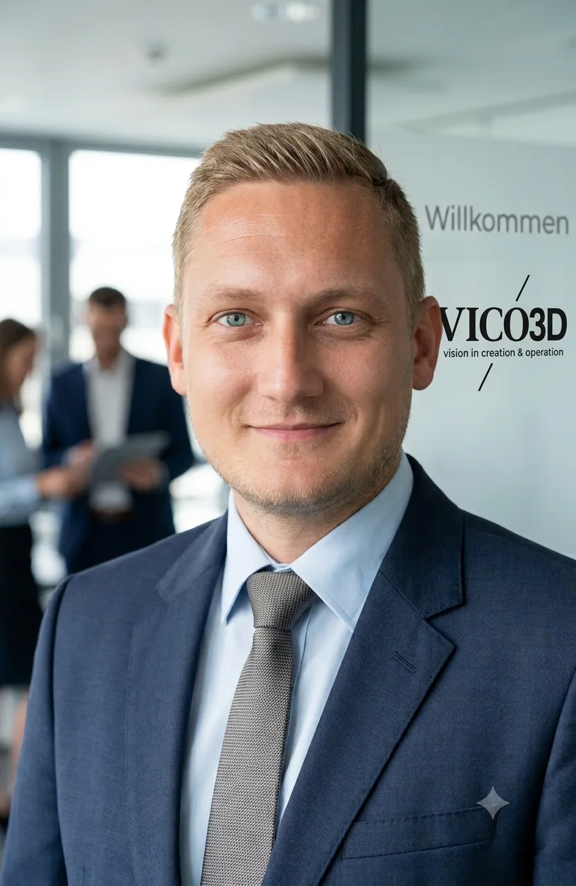 Jacob Liedtke, Mitgründer und Vertrieb bei Vico3D